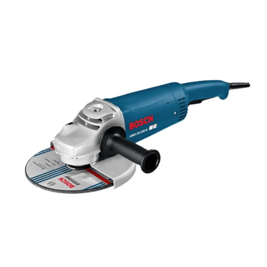 Угловая шлифмашина BOSCH GWS 26-230 H