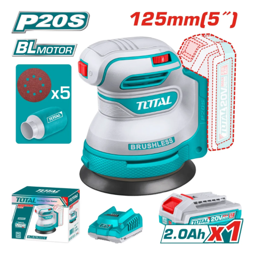 Эксцентриковая шлифмашина TOTAL TROSLI20021