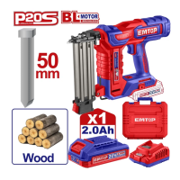 Аккумуляторный гвоздезабиватель EMTOP ELBNLI5008