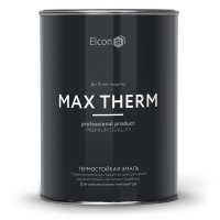 Термостойкая эмаль Elcon Max Therm черный 0,8мл