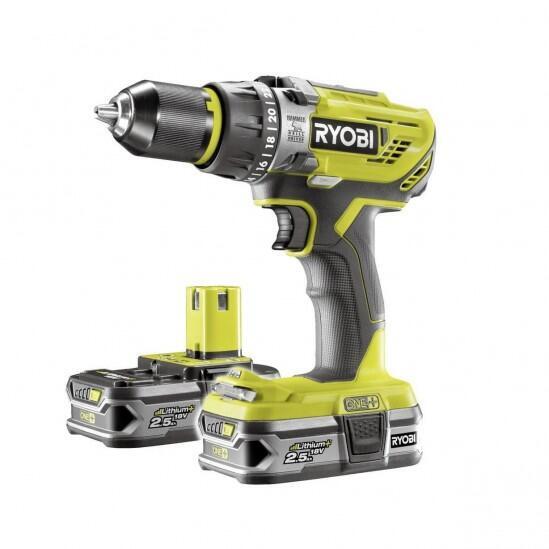 Аккумуляторный шуруповерт Ryobi R18PD31-225S 5133003433