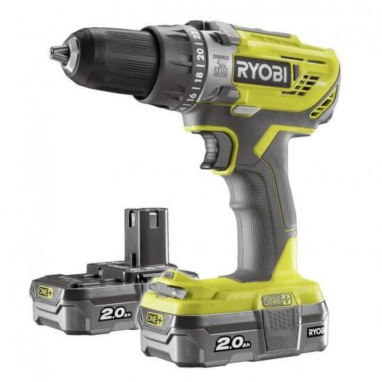 Аккумуляторный дрель Ryobi R18PD3-220S 5133003342