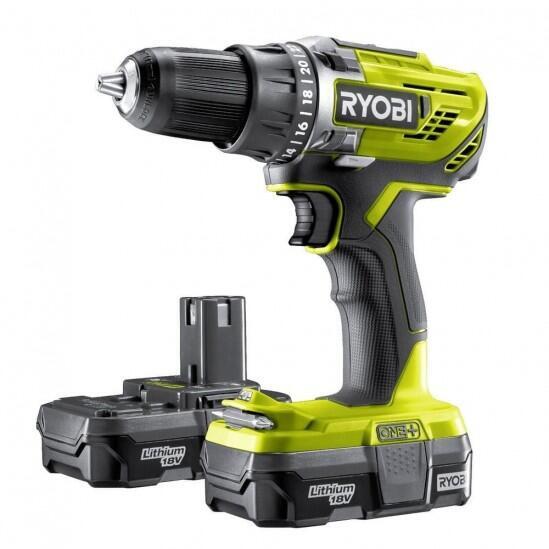 Дрель-шуруповерт аккумуляторная Ryobi R18DD3-213S ONE+ 5133003352