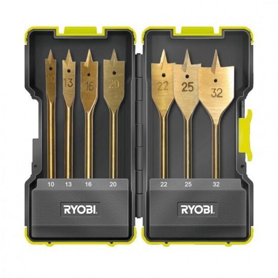 Набор перьевых свёрл 8 предметов Ryobi RAK07SB 5132002252