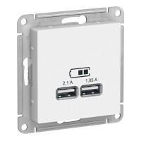 Розетка 2-х USB Schneider Electric AtlasDesign