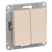 Переключатель 2-х Schneider Electric AtlasDesign бежевый