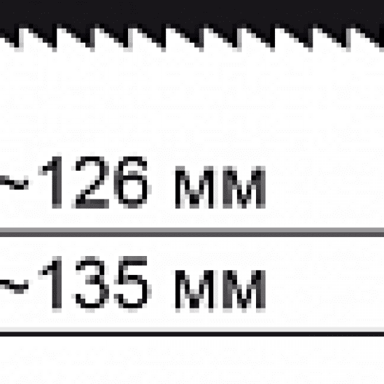 Пилки лобзиковые по дереву JET со штифтами, 3,0х0,25х135мм, 25 TPI, 6шт. 0