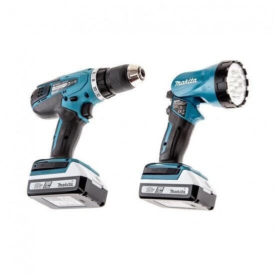 Дрель-шуруповерт аккумуляторная Makita DF457DWLE 1