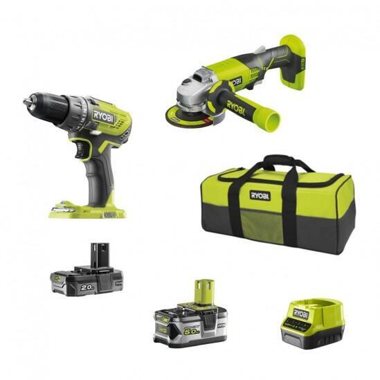 Набор инструментов Ryobi ONE+ R18DDAG-252S