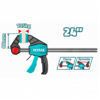 Струбцина пистолетная TOTAL THT1346802