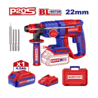 Перфоратор аккумуляторный EMTOP ELRH202081