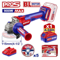 Угловая шлифмашина EMTOP ELAG261521