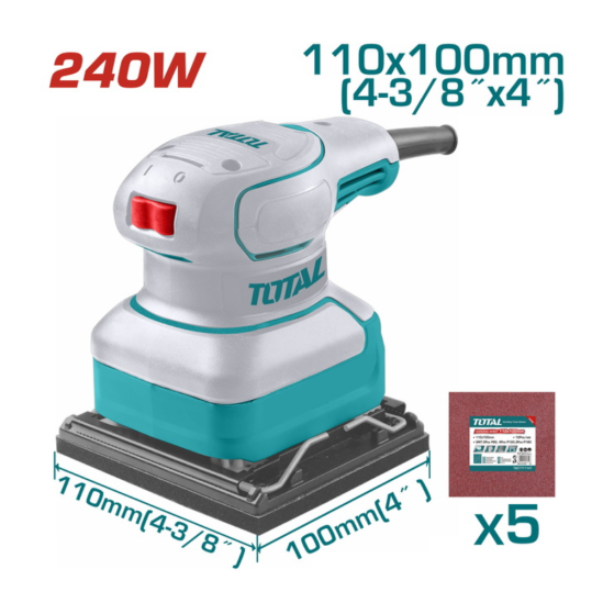 Шлифовальная машина TOTAL TF2241108