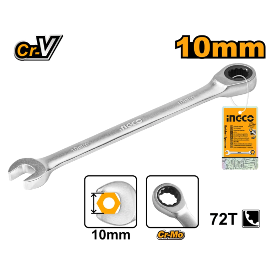 Ключ комбинированный INGCO HCSPAR101 10мм