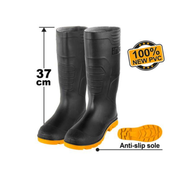 Сапоги резиновые 45 INGCO SSH092LYB.45 0