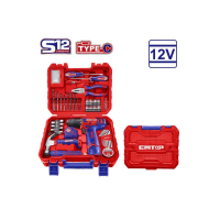 Набор инструментов с аккумуляторной отверткой EMTOP EEDK09601