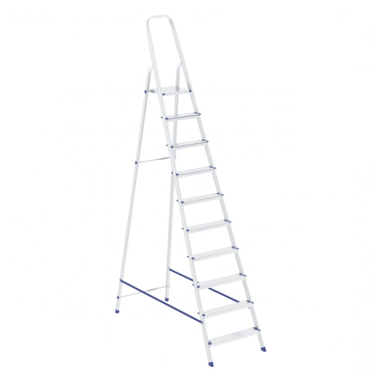 Алюминиевая стремянка СИБРТЕХ 10 ступеней 0