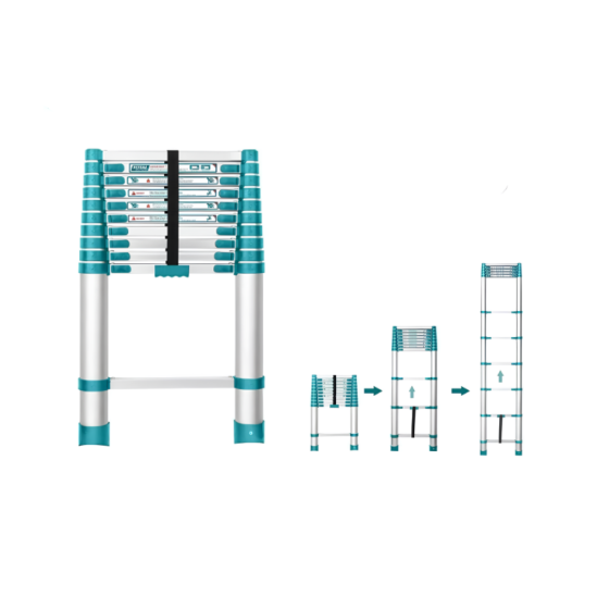  Лестница телескопическая TOTAL THLAD08121 0
